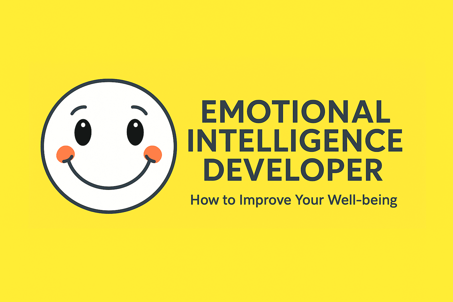 Emotional Intelligence Developer logo featuring a smiley face