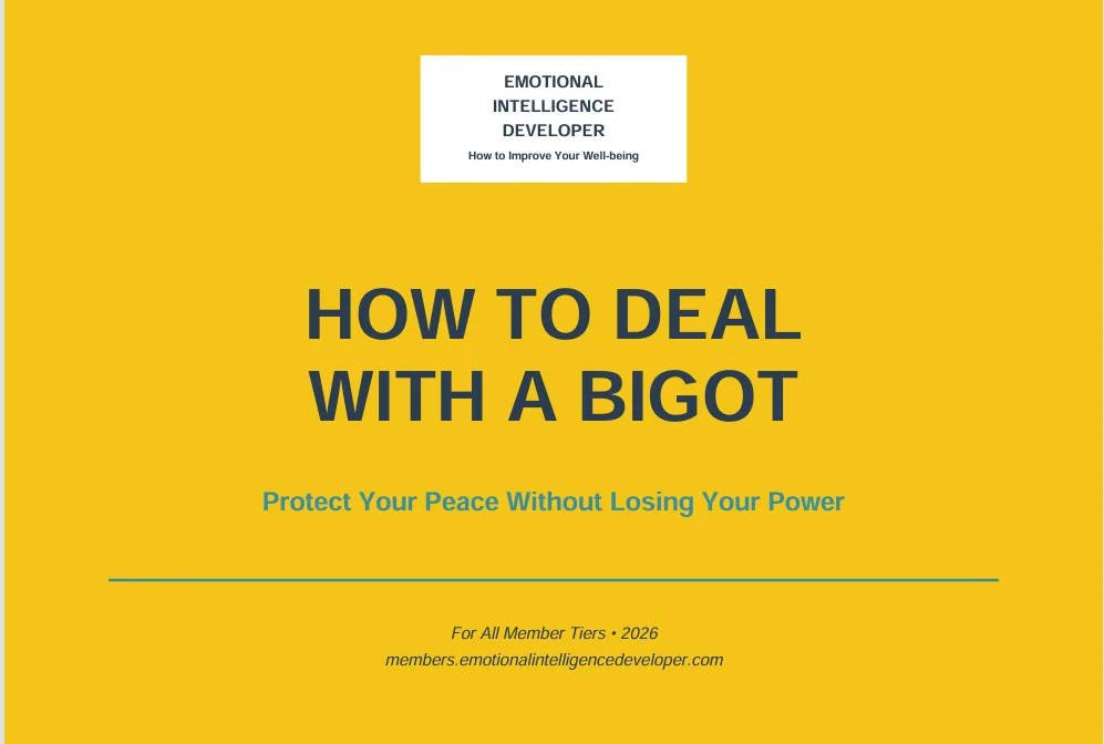 How to Deal With a Bigot