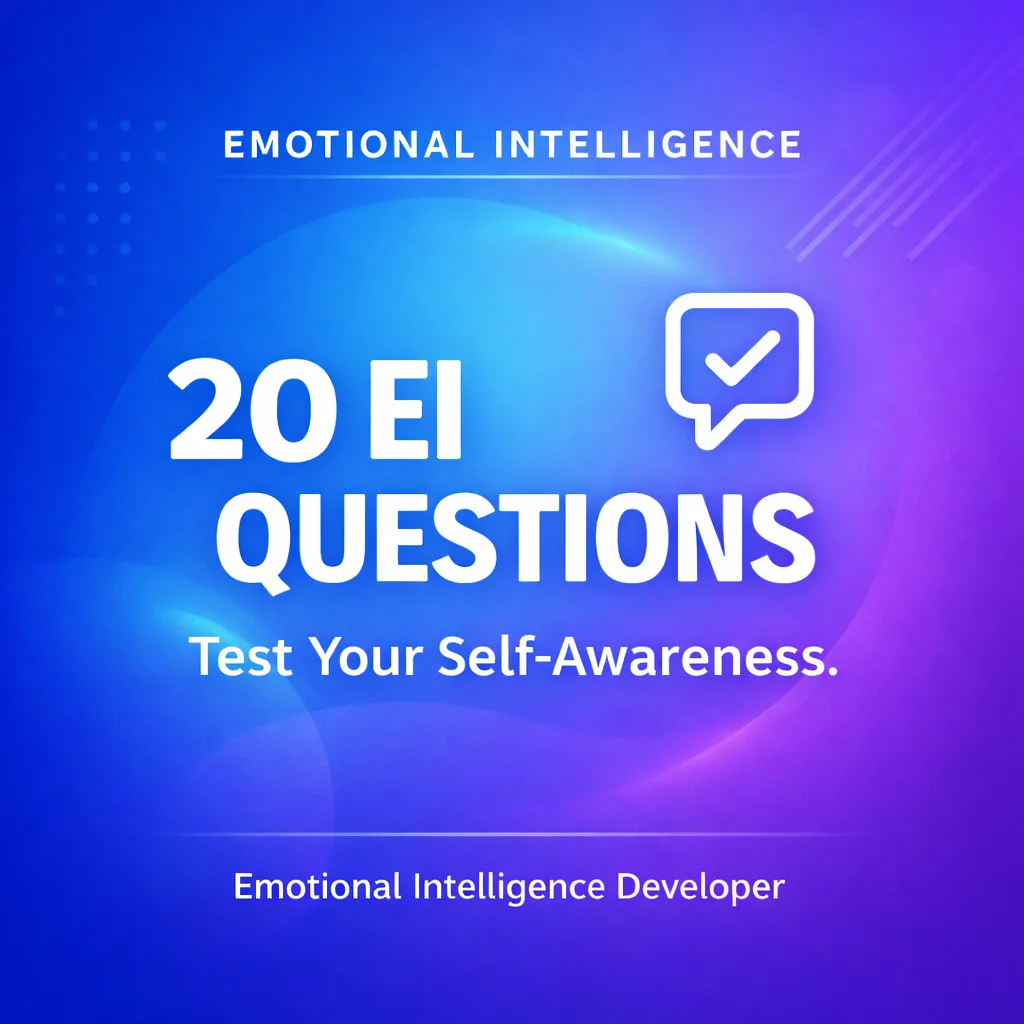 20 Emotional Intelligence Test Questions (Free EI Quiz Examples)